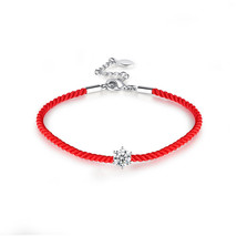 ROXI Austrian Round Crystal Charm Bracelets for Women Red Thread Line Ro... - $12.84