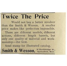 Smith And Wesson Guns 1894 Advertisement Victorian Twice The Price ADBN1aa - £9.97 GBP
