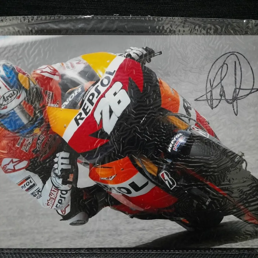 Dani Pedrosa Original photo and signature Original with COA for Collector Rare - £53.97 GBP