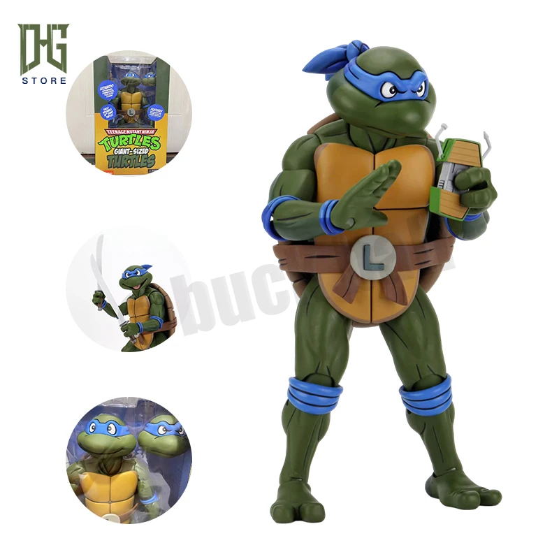 Original Ninja Turtles Neca 54143 7-Inch 1:4 Leonardo Jointed Action Figure - £280.12 GBP