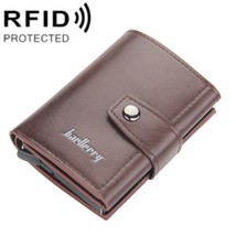 Automatic Pop-Up Card Wallet Buckle Metal Aluminum Shell Card Holder(Cof... - £13.12 GBP