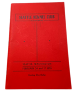 February 1955 Seattle Kennel Club All Breed Dog Show Catalog &amp; Program - $22.95 CAD