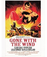 Gone With The Wind Classic Poster Print 8 x 10 15/16 inches - £11.64 GBP