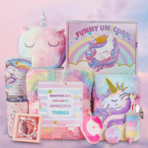 Unicorn Gifts for Girls Age 6-8 - 10Pcs Birthday Gift Box for 3 4 5 6 7 8 9 10 1 - £53.30 GBP