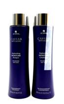 Alterna Caviar Anti-Aging Replenishing Moisture Shampoo &amp; Conditioner 8.... - £55.97 GBP
