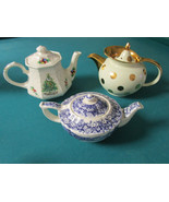Hall Gold Dots Sadler Teapot Christmas Afternoon Tea Pick One  ^^ - €47,27 EUR+