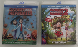 Cloudy With a Chance of Meatballs Part 1 &amp; Part 2 (Blu-ray 3D, 2009) IN 3-D NEW - £19.77 GBP