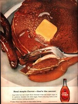 1956 Log Cabin Syrup Maple Flavor Breakfast Sausages Vintage Print Ad b3 - £19.24 GBP