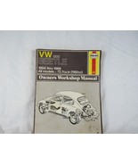 Original 1979 HAYNES VW 1200 Beetle 1954 thru 1966 Owners Workshop Manual - $175.32 MXN