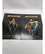 Lot Of (2) Warhammer Age Of Sigmar Start Here And Core Rules Quickstart ... - $413.80 MXN
