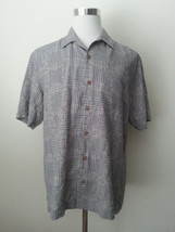 Tommy Bahama Men Size M Hawaiian Short Sleeve Shirt 100% Silk Grillin&#39; O... - $72.75