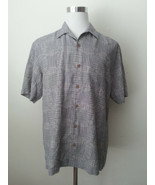 Tommy Bahama Men Size M Hawaiian Short Sleeve Shirt 100% Silk Grillin&#39; O... - £57.04 GBP