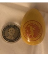 2 OBAMA = INAUGURATION CHALLENGE COIN + 2012 WHITE HOUSE  EASTER EGG DEM... - $29.54 CAD