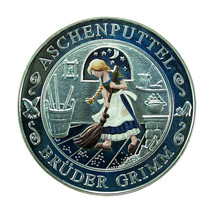 Germany Medal Cinderella Silver 36mm Grimm Brothers Fairy Tales 04570 - £33.80 GBP