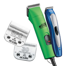 Professional Groomer AGC UltraEdge Clipper Kit Green 5FC 30 Size Blades Trimmer - £493.21 GBP