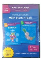 DVD Munchkin Math Shapes/Counting Money (DVD, 2009) - BRAND NEW - £8.78 GBP