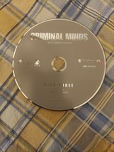 Criminal minds the 4th season Disc 3 Dvd - £3.53 GBP