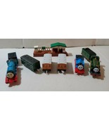 Thomas the Train Friends Motorized Engine Cars and Depot 9 Piece Working... - £47.25 GBP