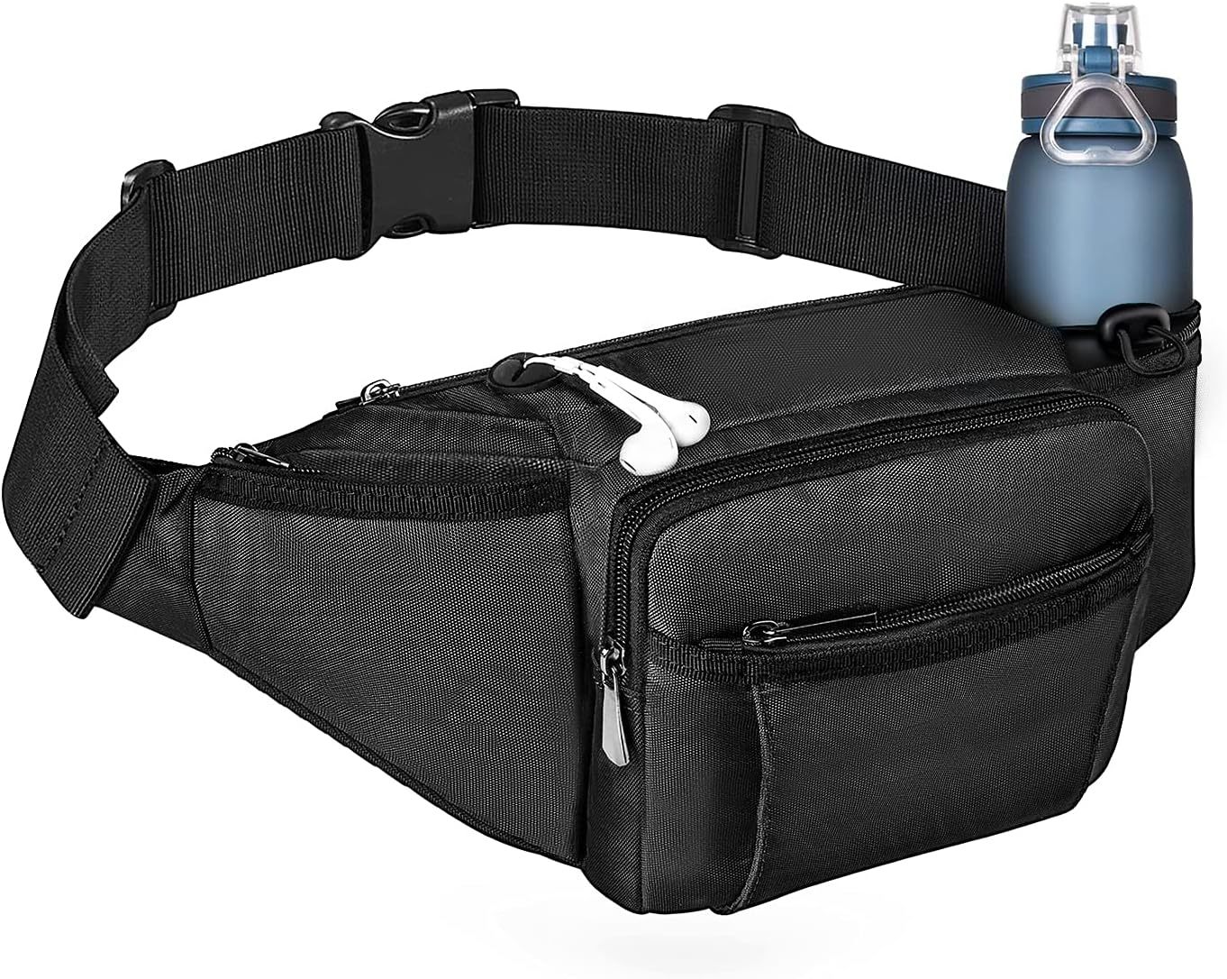 Noola Fanny Pack Large Waist Bag Pack For Men Women Hip Bum Bag With Water - $30.94