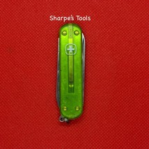 Rare Retired Lime Green Translucent Wenger Esquire Swiss Army Knife 65mm SAK EDC - £77.71 GBP