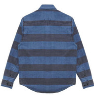 The Hundreds Mens Marc Long Sleeves Woven Shirt, Large, Blue/Black - £33.24 GBP