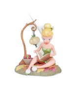 3&quot; Hallmark Disney Tinkerbell Fairy Figurine Sitting Reading Ornament 20... - $6.83 CAD