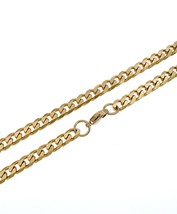 5mm Miami Cuban Link Chain Gold Stainless Steel Men Necklace 32&quot; G19 - £6.72 GBP