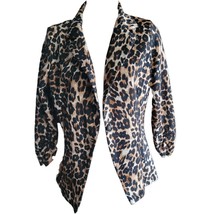 Women&#39;s Leopard Print Single-button Blazer Size S - £11.21 GBP