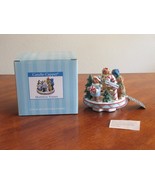 New Old Virginia Candle Capper Mistletoe Kisses Christmas Bears Candy Ca... - $265.45 MXN