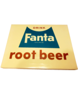 FANTA ROOT BEER Coca Cola 16&quot; Display Insert VENDING MACHINE Vtg Panel S... - $109.99