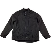 Berne Jacket Men’s Medium Black Work Wear Tactical JS201BK Softshell Ful... - £26.29 GBP
