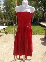 Nwt Antonio Melani Fab Red Strapless Dress 8 - $99.99