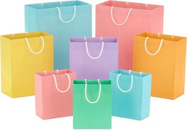Easter Gift Bag Assortment 8 Bags 3 Small 6&quot; 3 Medium 9&quot; 2 Large 13&quot; Pastel Blue - £24.96 GBP