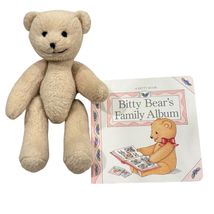 Bitty Bear Plush Doll &amp; "Bitty Bears Family Album" Book American Girl Bi... - $14.40