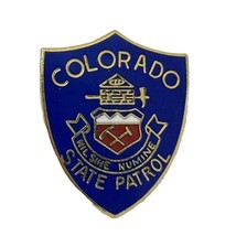 Colorado Highway Patrol Trooper Police Law Enforcement Enamel Lapel Hat Pin - $14.95