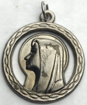 Mother Mary Pendant Charm Catholic Christian Madonna Shrine on reverse V... - $13.95