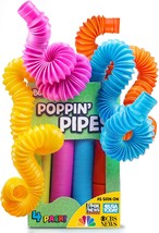 Easter Basket Stuffers Pop Tubes Large 4pk Hours of Fun for Kids Imaginative Pla - £18.72 GBP