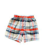 Superman Red White Blue Plaid Toddler Boys Shorts 18 Months Cotton  Pull up - $130.01 MXN