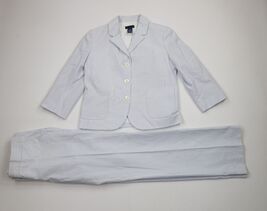 Deadstock Vtg J Crew Women 2 Piece Hickory Striped Business Suit Blazer ... - $3,241.91 MXN