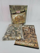 Legends of King Arthur 1000 Pieces Puzzle Buried BluePrints Bepuzzled 1990 - £26.20 GBP