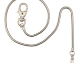 Mondaine Snake Chain  POCKET WATCH CHAINS STAINLESS CLASP RING CLIP  - £64.10 GBP