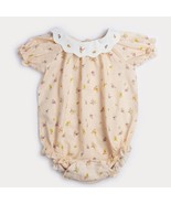 Early Sunday 6/9 Months Floral Romper With Peter Pan Collar NWT - $39.38 CAD