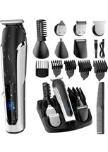 Multi-Functional Grooming Kit for Men - Beard Trimmer, Electric Razor, N... - $29.69
