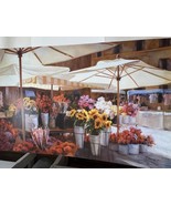 Jan McLaughlin, -Campode Flori- LARGE Paint Print art Signed - $56.43