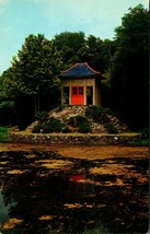 Buddha Temple Chinese Gardens Avery Island Louisiana LA UNP Chrome Postcard E11 - £3.22 GBP