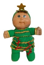 Cabbage Patch Kids CPK Christmas Tree Star Stuffed Animal Plush Green Re... - $10.87
