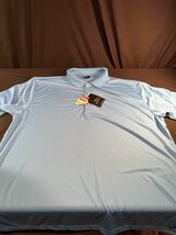 Page &amp; Tuttle Men&#39;s Golf Polo Shirt XL Blue Performance Polyester NWT Ca... - $28.15 CAD