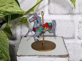 1989 Hallmark Keepsake Replacement Carousel Horse Ornament #2 HOLLY - £11.93 GBP