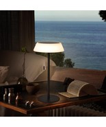 Solar LED Table Lamp, 3-Level Dimmable, Black, Cordless, USB/Solar Powered - $645.68 MXN