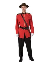 Tabi&#39;s Characters Men&#39;s Deluxe Canadian Mountie Uniform Costume, XLarge Red - £183.84 GBP+